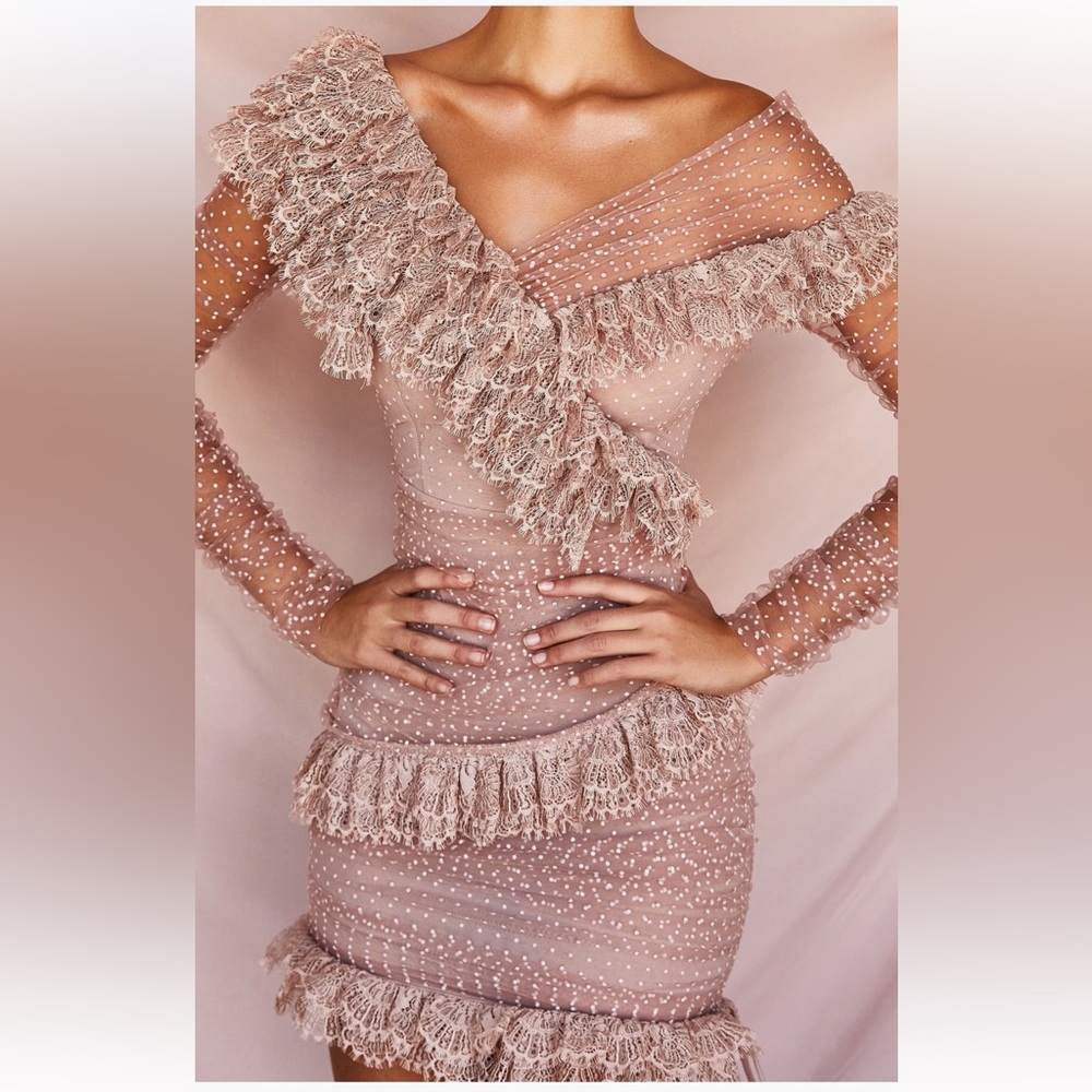 Beautiful Blush color minidress